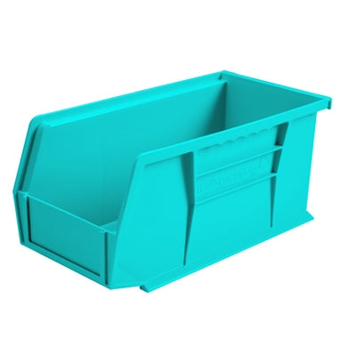 Health Care Logistics HCL Super Tough Storage Bin Teal Industrial Grade Polymers 5 X 5-1/2 X 10-7/8 Inch - 1410T