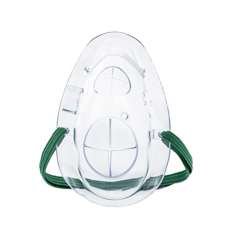 Tri-Anim Health Services Oxygen Mask with CO2 Monitoring Nasal / Oral Style Adult User One Size Fits Most Adjustable Elastic Head Strap - 301-0318LT
