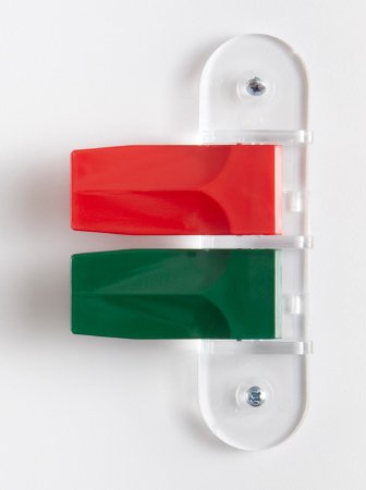 Kull Industries Exam Room Signal Flag Wall Mount 2-Flag 3 Inch - KI-P2