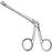 Sklar - Ear Forceps Noyes-Alligator 6-1/2 Inch Length OR Grade Stainless Steel NonSterile NonLocking Finger Ring Handle Straight Serrated Alligator Jaws - 70-5336