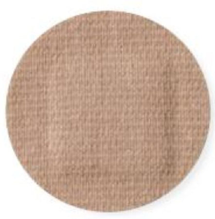 Cardinal Curity Adhesive Spot Bandage 7/8 Inch Fabric Round Tan Sterile - 44107
