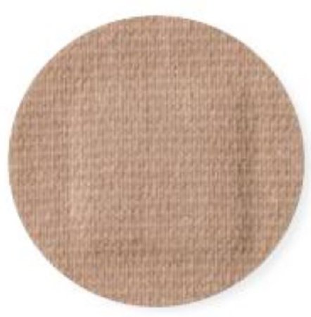 Curity - Adhesive Spot Bandage 7/8 Inch Fabric Round Tan Sterile - 44107