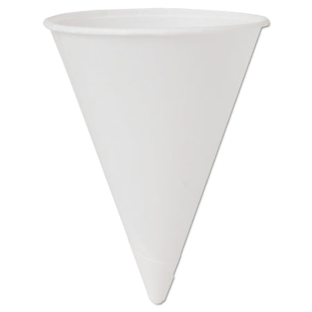 Dart - Drinking Cup 4 oz. White Paper Disposable - SCC4BRCT