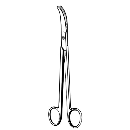Sklar Sklar Scissors Jorgenson 9 Inch Length OR Grade Stainless Steel NonSterile Finger Ring Handle Strongly Curved Blunt/Blunt - 52-2970