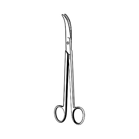 Sklar - Scissors Jorgenson 9 Inch Length OR Grade Stainless Steel NonSterile Finger Ring Handle Strongly Curved Blunt Tip / Blunt Tip - 52-2970