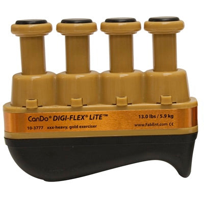Fabrication Enterprises CanDo Digi-Flex LiTE Hand Exerciser Gold XXX-Heavy - 685836