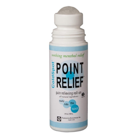 Fabrication Enterprises Point Relief ColdSpot Topical Pain Relief Menthol / MSM / Ilex / Arnica Topical Gel 3 oz. - 11-0720-12