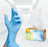 Tronex Healthcare Industries 9662 Series Exam Glove Medium NonSterile Nitrile Extended Cuff Length Fully Textured Blue Chemo Tested - 9662-20