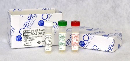 Chembio Diagnostic DPP HIV 1/2 Rapid Test Infectious Disease Immunoassay Control Kit HIV 1/2 Assay Positive HIV-1 / Positive HIV-2 / Negative - 60-9552-0