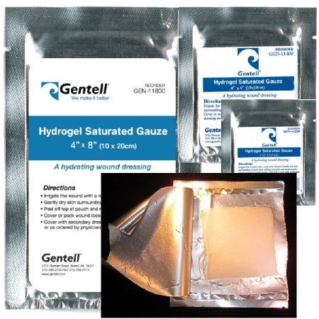 Gentell Hydrogel Dressing 2 X 2 Inch Square - GEN-11200