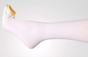 LifeSpan - Anti-embolism Stocking Lifespan Knee High Medium / Long White Inspection Toe - 558-02