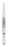 Centurion - Tissue Forceps Adson 4-3/4 Inch Length Floor Grade Stainless Steel Sterile NonLocking Thumb Handle Straight Serrated Tips with 1 X 2 Teeth - Medline - 66205