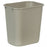 Deskside - Trash Can 28-1/8 Quart Rectangular Beige LLDPE Open Top - FG295600BEIG
