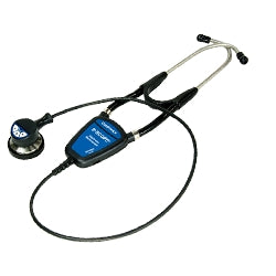 Cardionics Clinical E-Scope Electronic Stethoscope Black 1-Tube Single Head Chestpiece - 718-7700