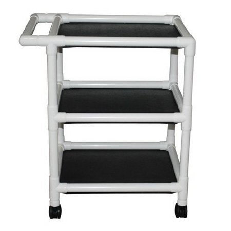 MRIequip.com LLC 3 Shelf Linen Cart PVC - PV-1192