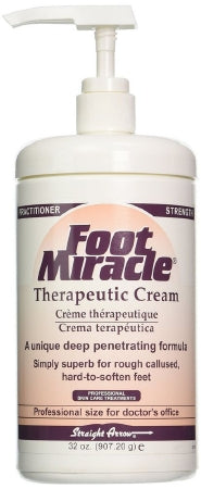 Straight Arrow Products Foot Miracle Hand and Body Moisturizer 32 oz. Pump Bottle Scented Cream - 60656