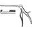 Sklar - Laminectomy Rongeur Love-Kerrison 40° Forward Angled Bite Plier Type Handle with Spring 2 mm Bite X 6 Inch Length - 42-3442