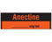 Shamrock Scientific Shamrock Pre-Printed Label Anesthesia Label ANECTINE / _____ mg / mL Fluorescent Red 1/2 X 500 Inch - SA-227