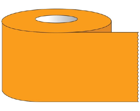 Shamrock Scientific Shamrock Blank Label Tape Multipurpose Label Without Legend Fluorescent Orange 3/4 X 500 Inch - ST-34-28