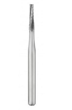 SS White SS White Bur 1.2 mm Carbide Taper Flat End Cross Cut Fissure - 14910