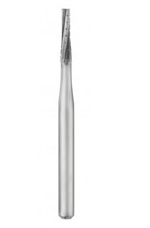 SS White - Oral Surgery Bur 1.2 mm Diameter Tungsten Carbide Taper Flat End Crosscut Fissure - 14910