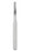SS White - Oral Surgery Bur 1.2 mm Diameter Tungsten Carbide Taper Flat End Crosscut Fissure - 14910