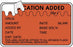 UAL Pre-Printed Label Anesthesia Label CATION ADDED RM # DRUG AMOUNT ADDED BY DATE EXP.DATE RATE BASE SOL'N. TIME THIS LABEL MUST BE AFFIXED TO ALL INFUSION FLUIDS CONTAINING ADDITIONAL MEDICATION Fluorescent Red 1-1/2 X 2-1/2 Inch