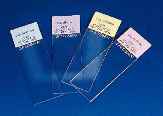 Colormark - Microscope Slide 25 X 75 X 1 mm Yellow End - CM-8951W-001