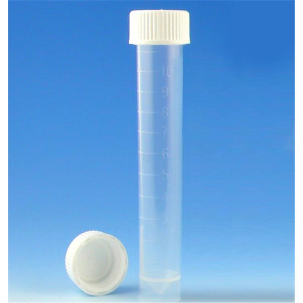 Globe Scientific Polypropylene Transport Tube 10Ml Graduated Sterile 500/Ca - 6102S