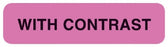 United Ad Label UAL Pre-Printed Label Anesthesia Label WITH CONTRAST Fluorescent Pink 5/16 X 1-1/4 Inch - ULNM134