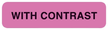 United Ad Label UAL Pre-Printed Label Anesthesia Label WITH CONTRAST Fluorescent Pink 5/16 X 1-1/4 Inch - ULNM134