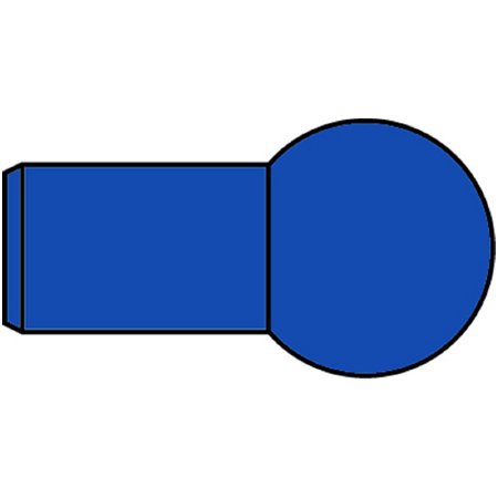 MicroAire Surgical Instruments - Pin Protector Cap Navy Blue, Thermoplastic, 4.0 mm / 5/32 Inch - 1601-532