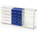 Market Lab Inc Slide Box 1.5 X 7 X 8.25 Inch, White, With 100-Slide Cork Liner - 4100-WH