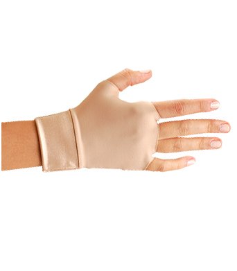 Occumitts - Support Gloves Fingerless X-Small Wrist Length Hand Specific Pair Nylon / Spandex - 450-2XS