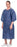 Aspen Surgical Products - Patient Exam Gown One Size Fits Most Blue Disposable - 0456P