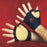 Patterson Medical Supply IMPACTO Push Glove Fingerless Medium Black / Tan Hand Specific Pair - 565606