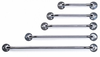 Graham-Field Lumex Wall Grab Bar Nickel Finish Knurled Steel - 3018A