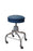 Pedigo Products Exam Stool Screw Shaft, Spin Lift 2 Inch Double Ball Bearing Casters, 4 Casters Black - P-36-LAK