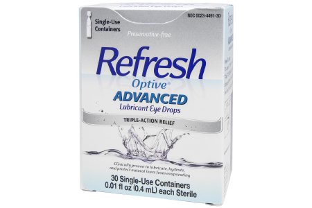 Refresh Optive Advanced - Eye Lubricant 0.1 oz. Eye Drops - 00023449130