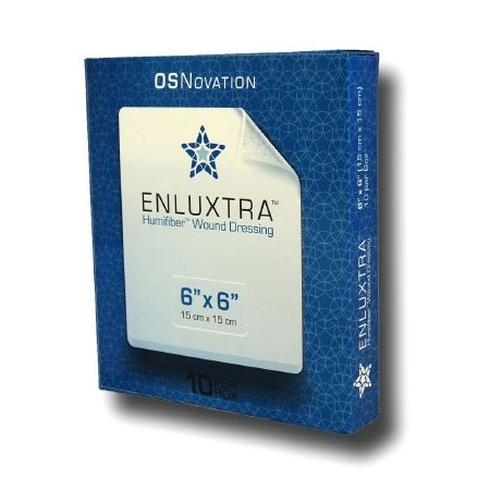 Enluxtra Self-Adaptive - Super Absorbent Dressing 6 X 6 Inch Humifiber Polymer Square Sterile - ENL6X6