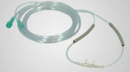 Vyaire Medical AirLife Nasal Cannula with Ear Cushions Continuous Flow Adult Curved Prong / Non-flared Tip - FM2600