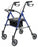 Lumex Set N' Go - 4 Wheel Rollator Blue Adjustable Height / Folding Aluminum Frame - RJ4700B