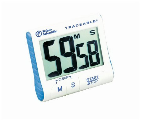 Traceable - Electronic Alarm Timer 4 Way Holder, Count Down 100 Minutes Digital Display - 15081100
