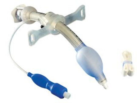 Smiths Medical Bivona Mid-Range Aire-Cuf Hyperflex Tracheostomy Tube Adjustable Neck Flange Size 7 Cuffed - 75HA70