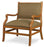 Kwalu Ampio Bariatric Chair Light Walnut Fixed Armrests Specify Fabric When Ordering - 55722