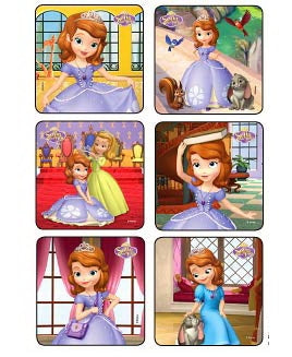 Medibadge Disney 75 Per Unit Sofia The First Disney Princess Sticker - 1518