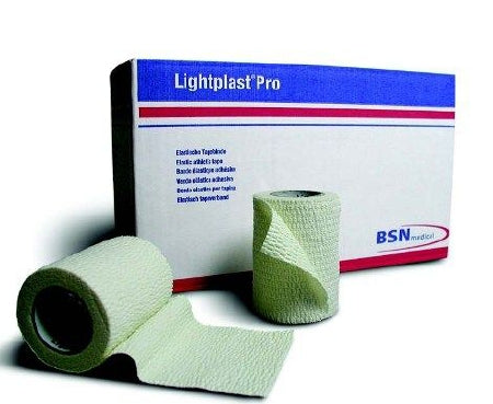 BSN Medical Lightplast Pro Elastic Tape 1-1/2 Inch X 5 Yard White NonSterile - 76953