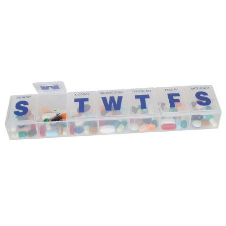 Apothecary Products EZY Dose Classic Weekly Pill Organizer 3X-Large 7 Day 1 Dose - 67199