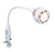 Burton Medical Products Gleamer Gooseneck Exam Light Wall Mount Halogen 35 Watt White - GLW30FL