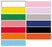 United Ad Label UAL Blank Label Tape Multipurpose Label Without Legend Assorted 1/2 X 500 Inch - ULTP512KIT